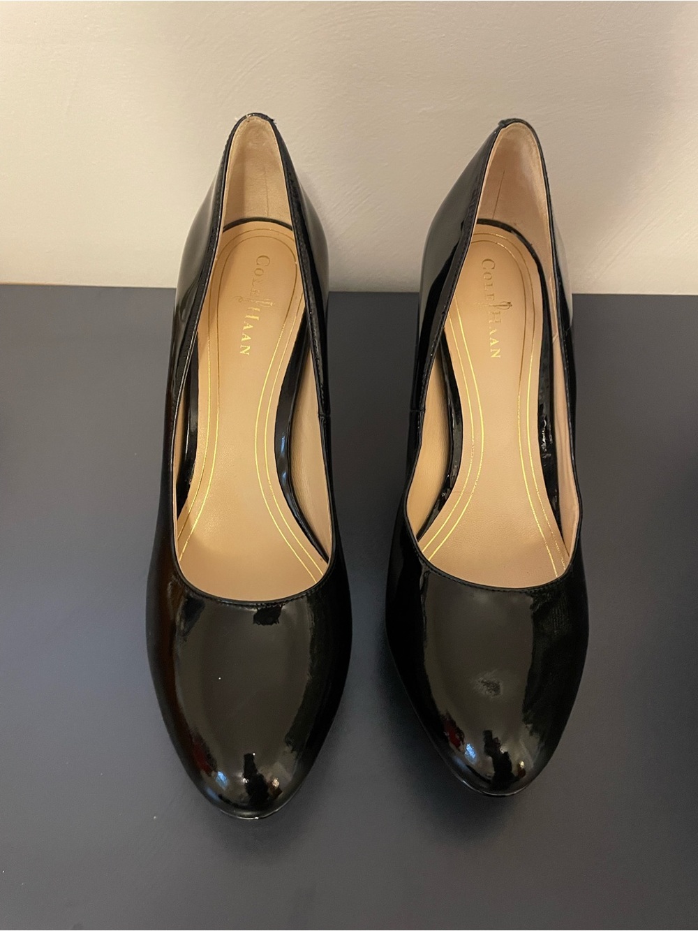 Cole Haan Black Patent Leather Pumps Size 7.5